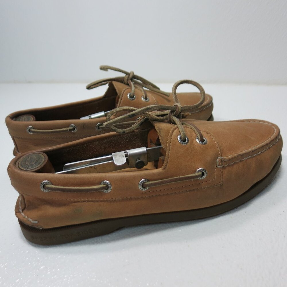 Sperry Top-Sider Nubuck Leather Boat Deck Shoes Men's Footwear Shoe's 7.5 W - Picture 4 of 6